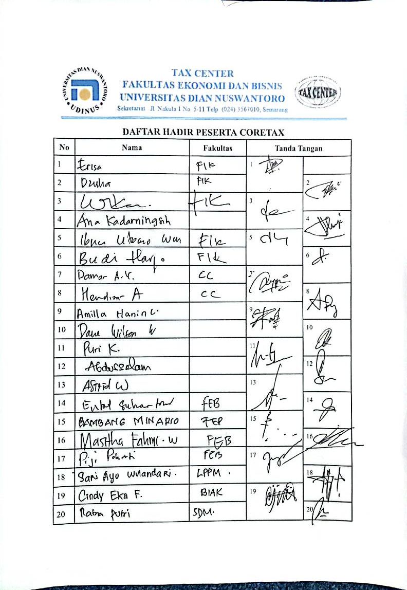 CoreTax Service Campaign